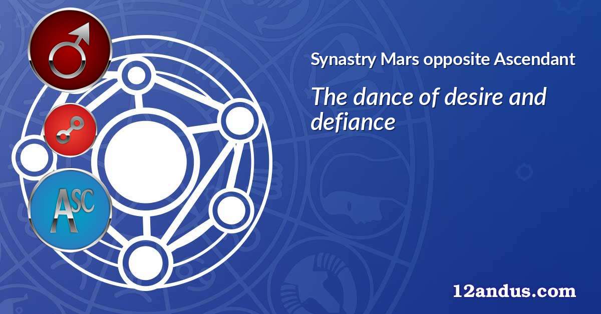 Mars opposite Ascendant in the synastry chart