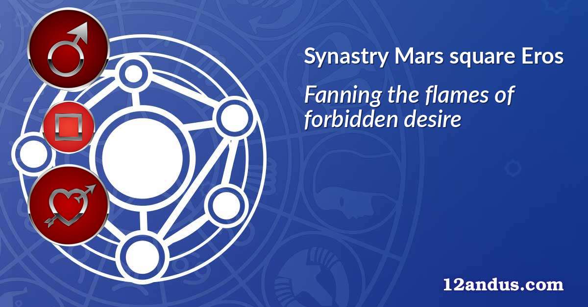 Mars square Eros in the synastry chart