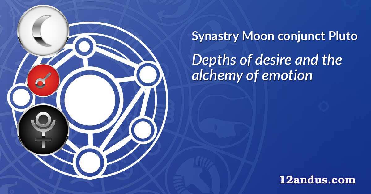 Moon conjunct Pluto in the synastry chart