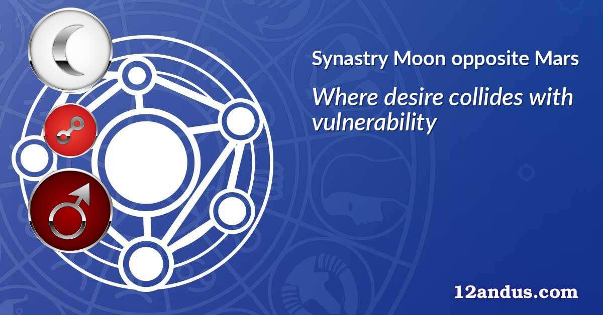 Moon opposite Mars in the synastry chart