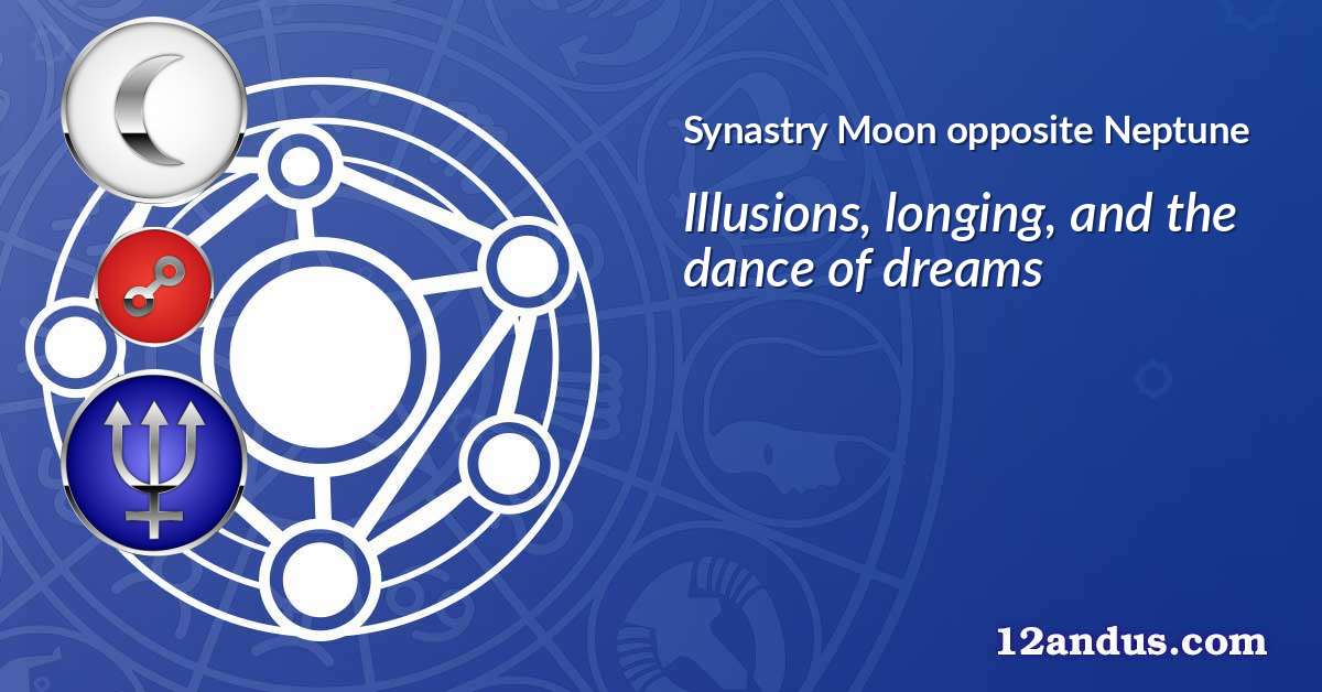 Moon opposite Neptune in the synastry chart