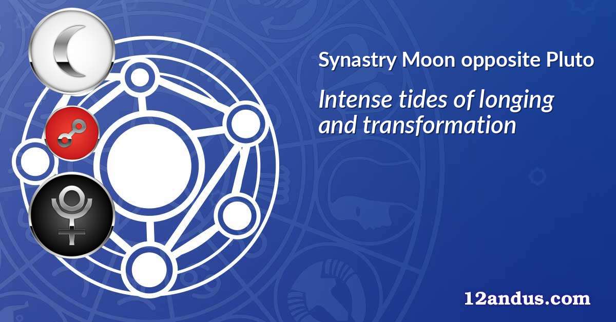 Moon opposite Pluto in the synastry chart