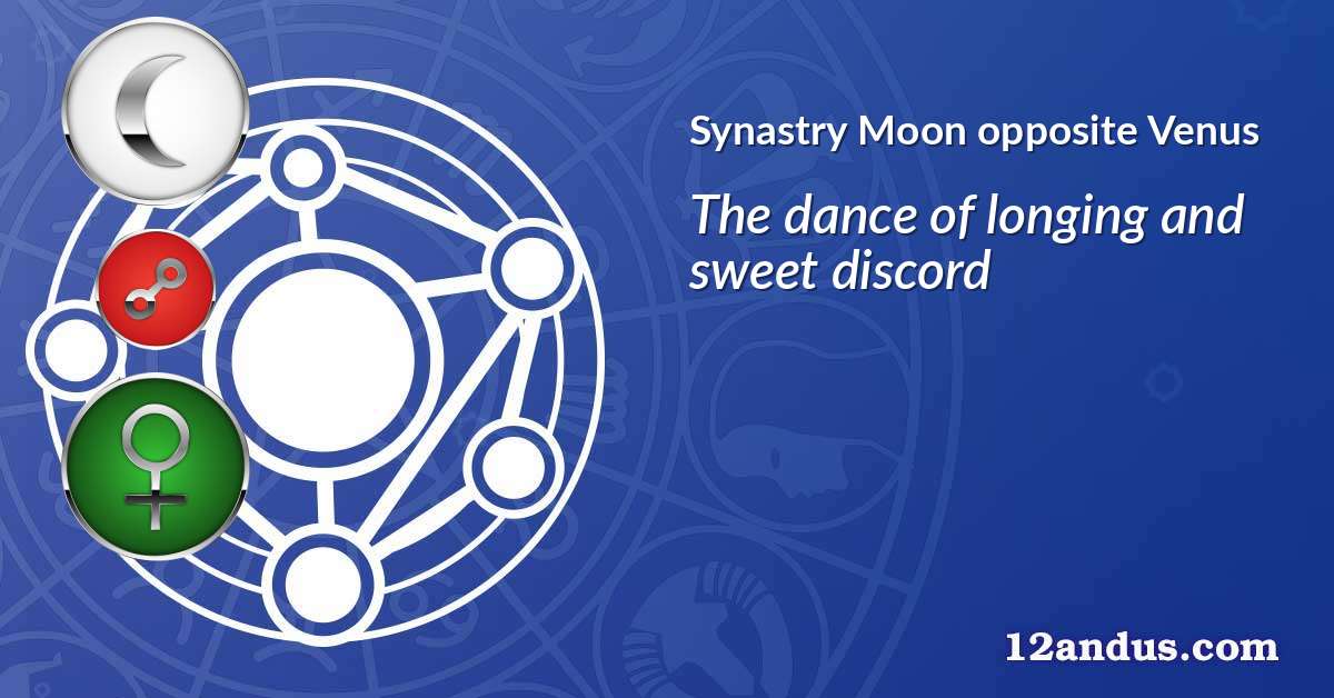 Moon opposite Venus in the synastry chart