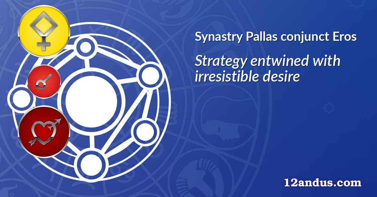 Pallas conjunct Eros in the synastry chart