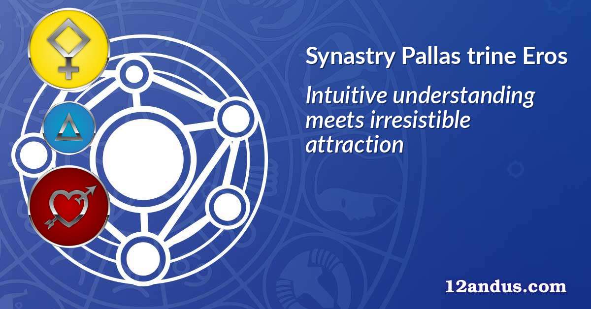 Pallas trine Eros in the synastry chart