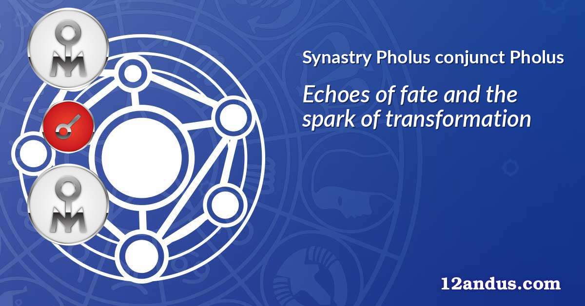 Pholus conjunct Pholus in the synastry chart