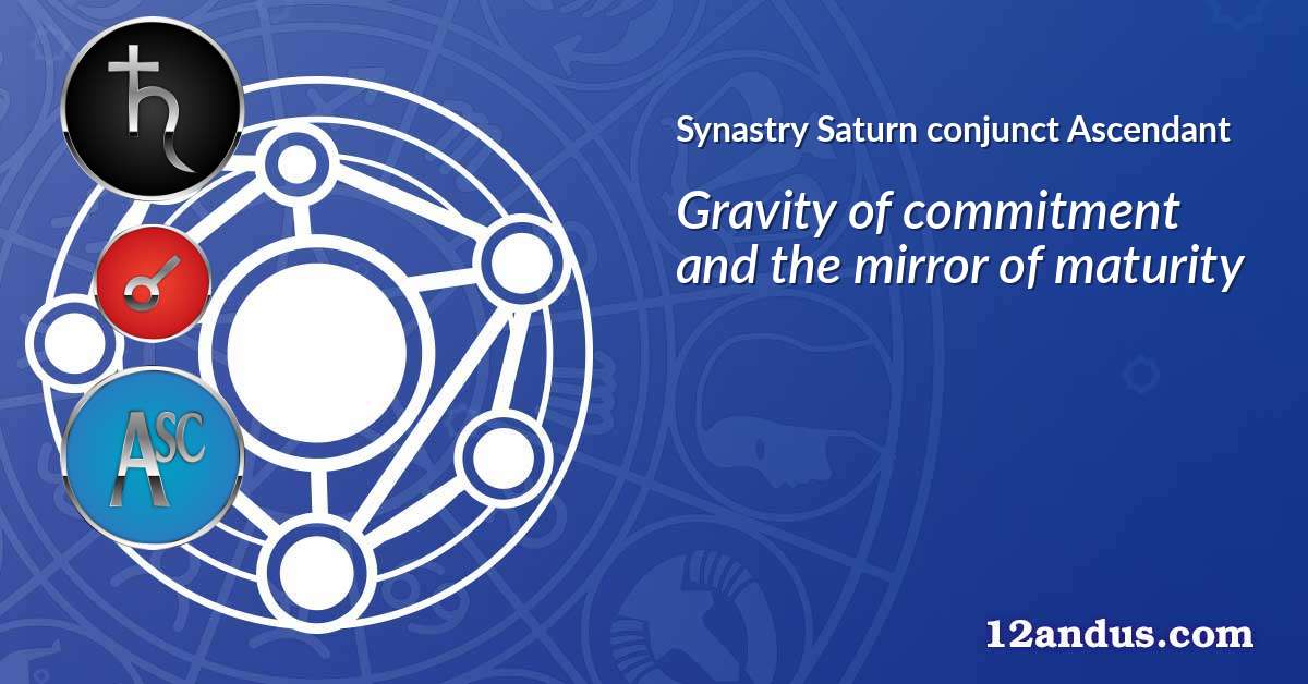 Saturn conjunct Ascendant in the synastry chart
