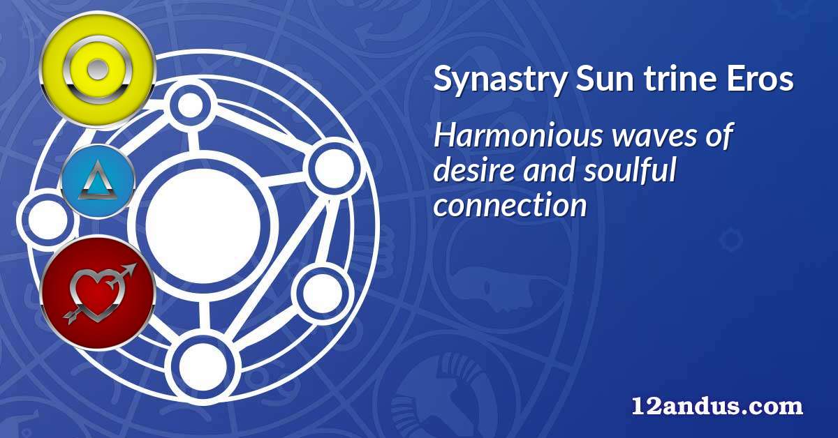 Sun trine Eros in the synastry chart