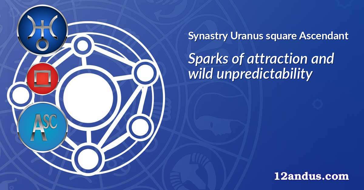 Uranus square Ascendant in the synastry chart