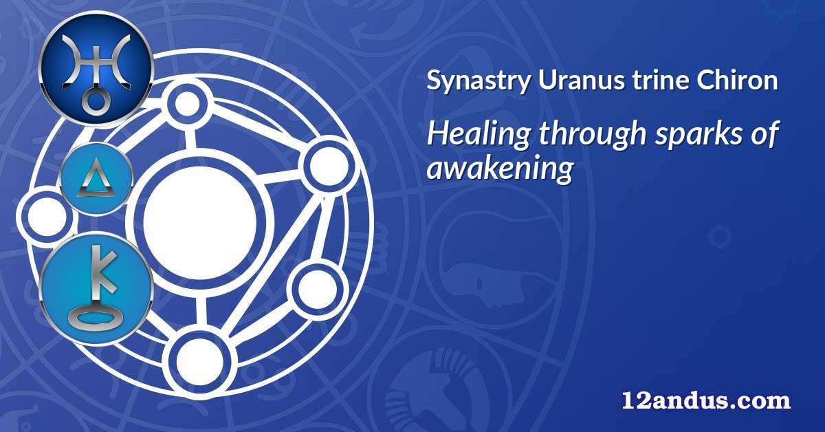 Uranus trine Chiron in the synastry chart