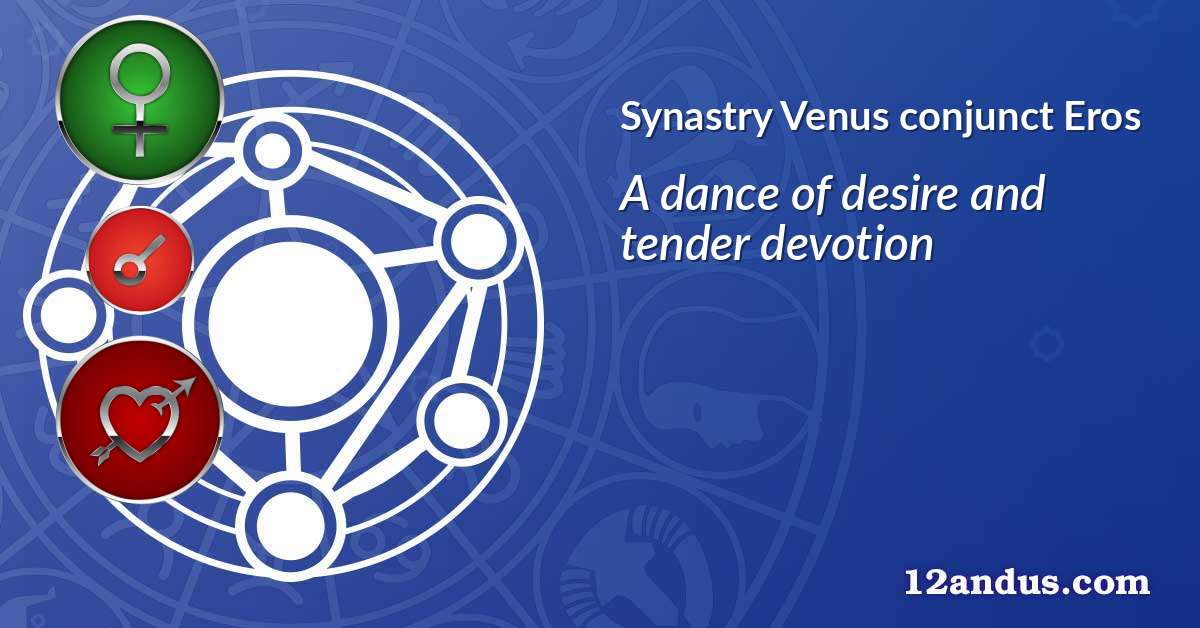Venus conjunct Eros in the synastry chart