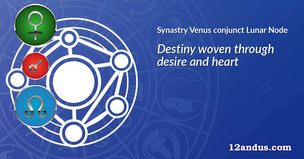 Venus conjunct Lunar Node in the synastry chart