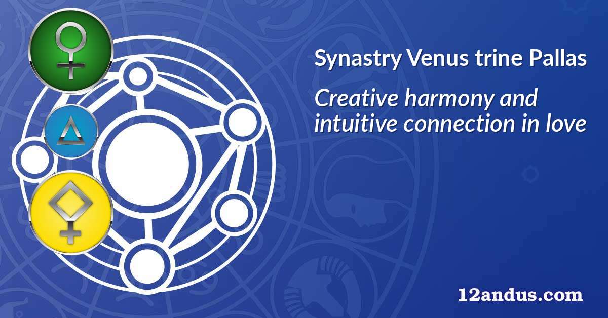 Venus trine Pallas in the synastry chart