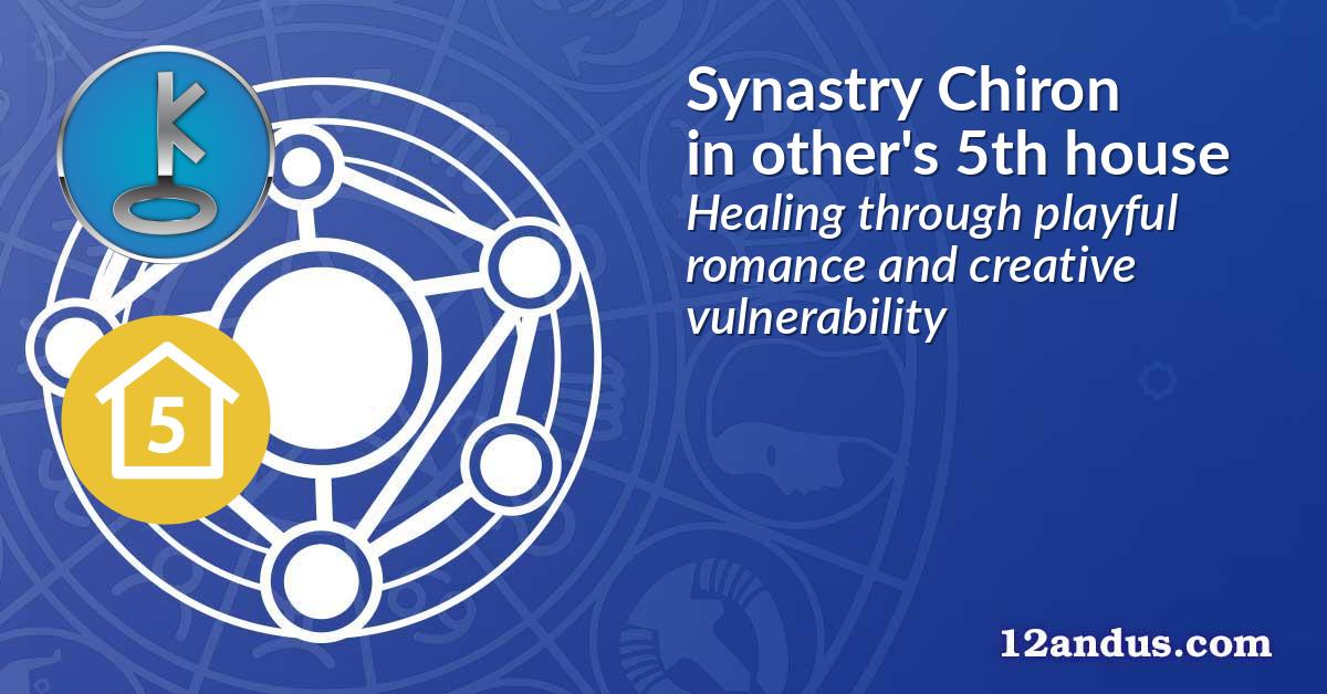 Synastry Chiron in the other person's 5th house