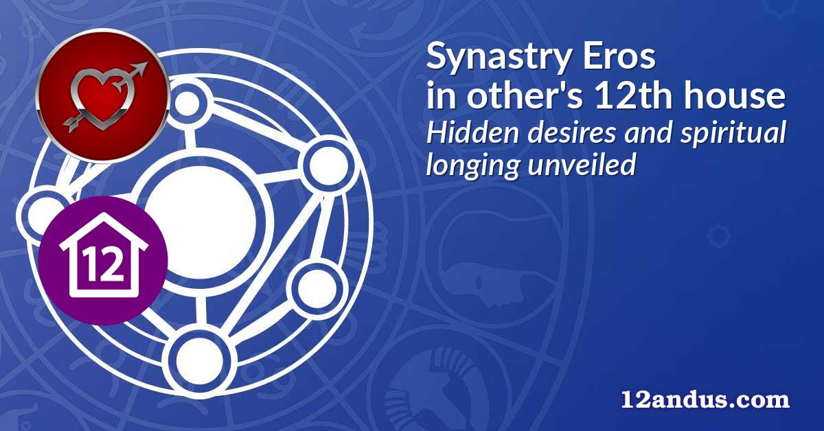 Synastry Eros in the other person's 12th house