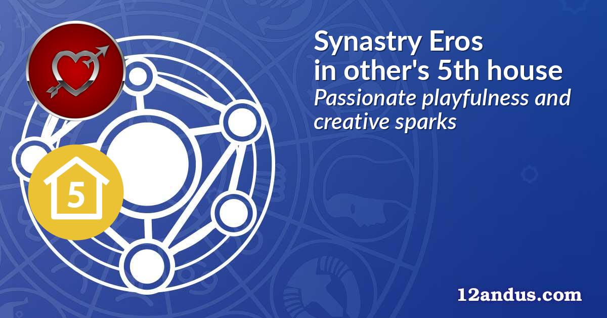 Synastry Eros in the other person's 5th house