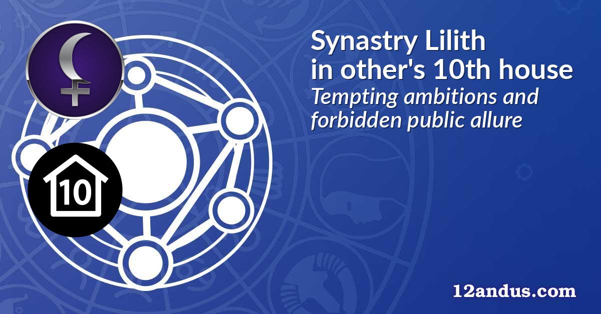Synastry Lilith in the other person's 10th house