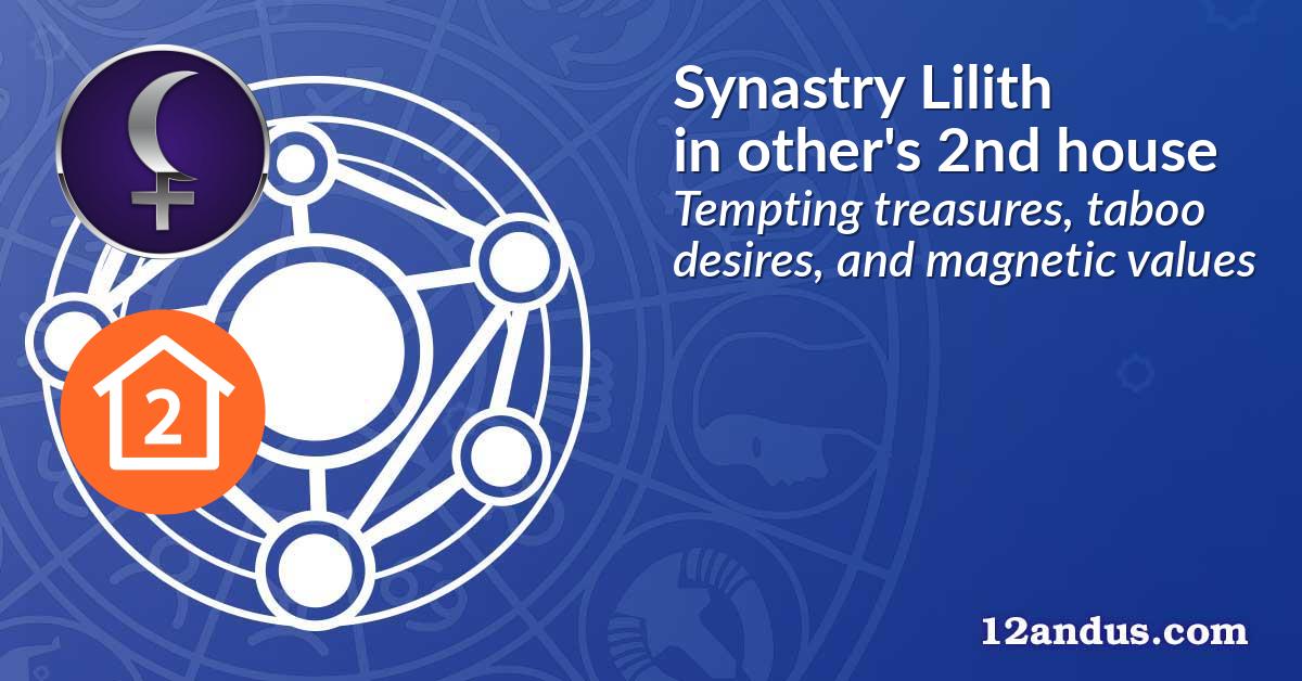 Synastry Lilith in the other person's 2nd house