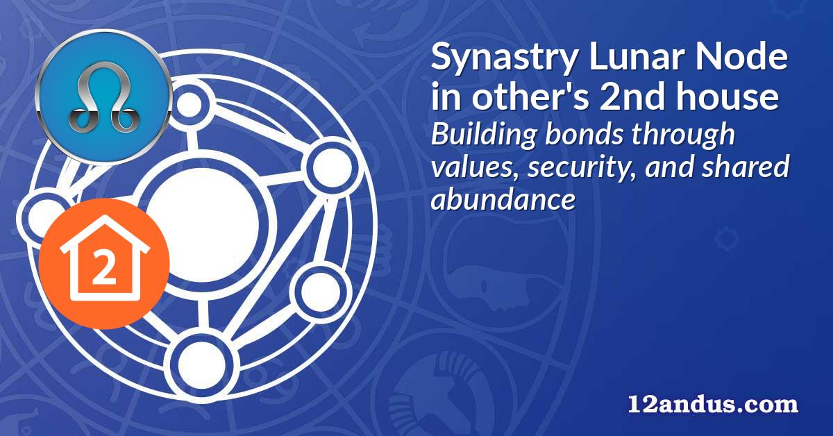 Synastry Lunar Node in the other person's 2nd house