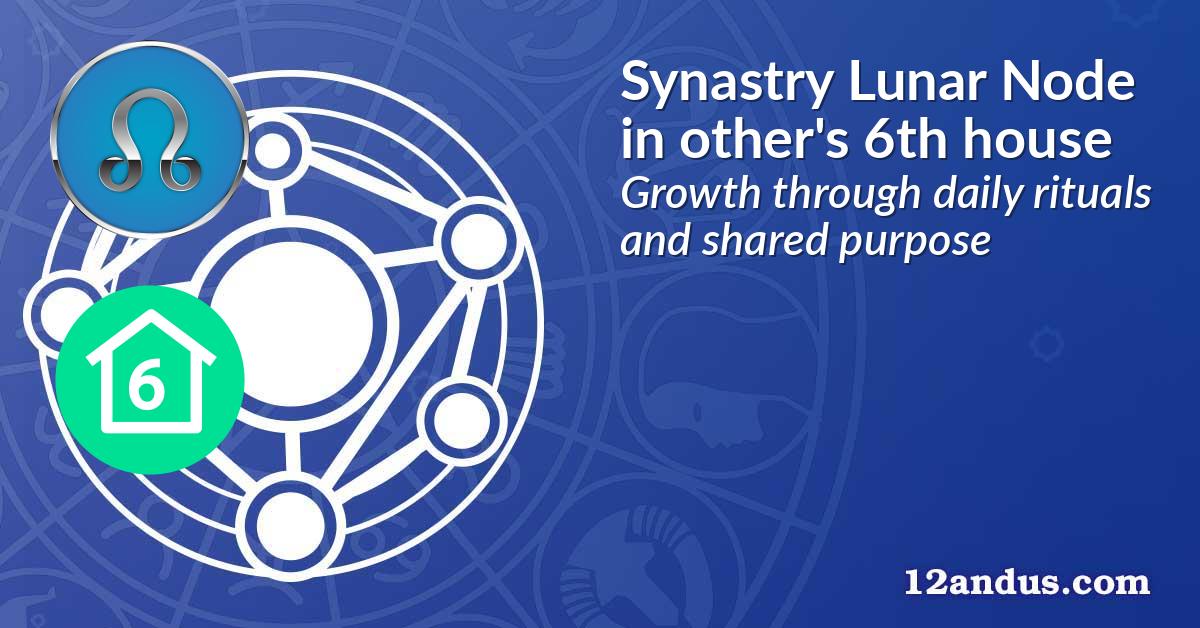 Synastry Lunar Node in the other person's 6th house