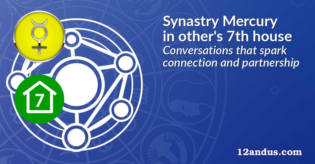 Synastry Mercury in the other person's 7th house