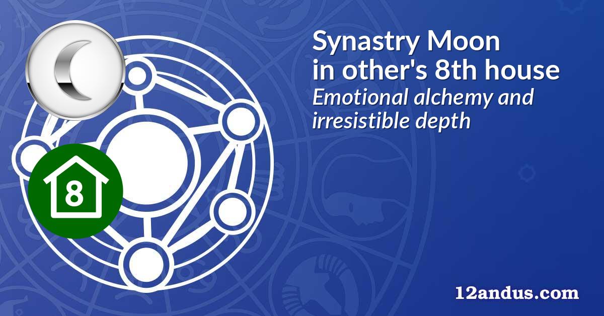 Synastry Moon in the other person's 8th house