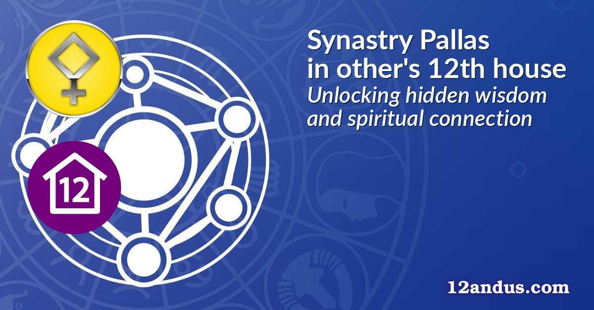 Synastry Pallas in the other person's 12th house
