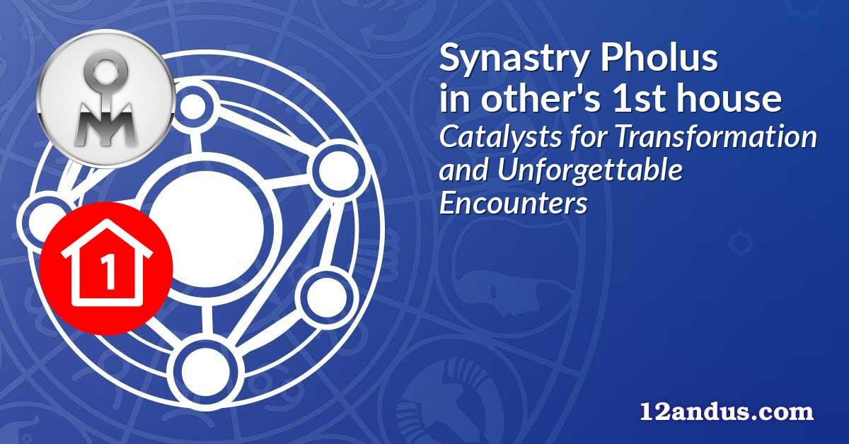 Synastry Pholus in the other person's 1st house