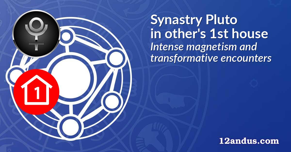 Synastry Pluto in the other person's 1st house