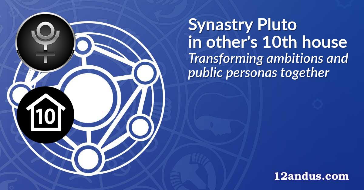 Synastry Pluto in the other person's 10th house