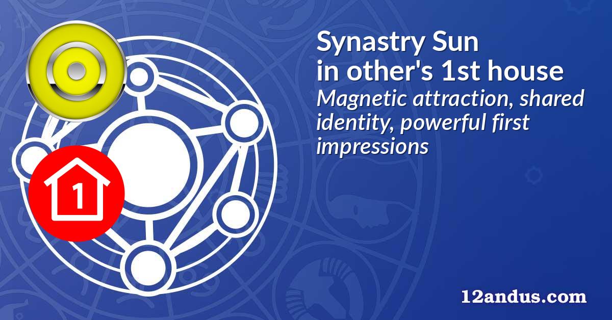Synastry Sun in the other person's 1st house
