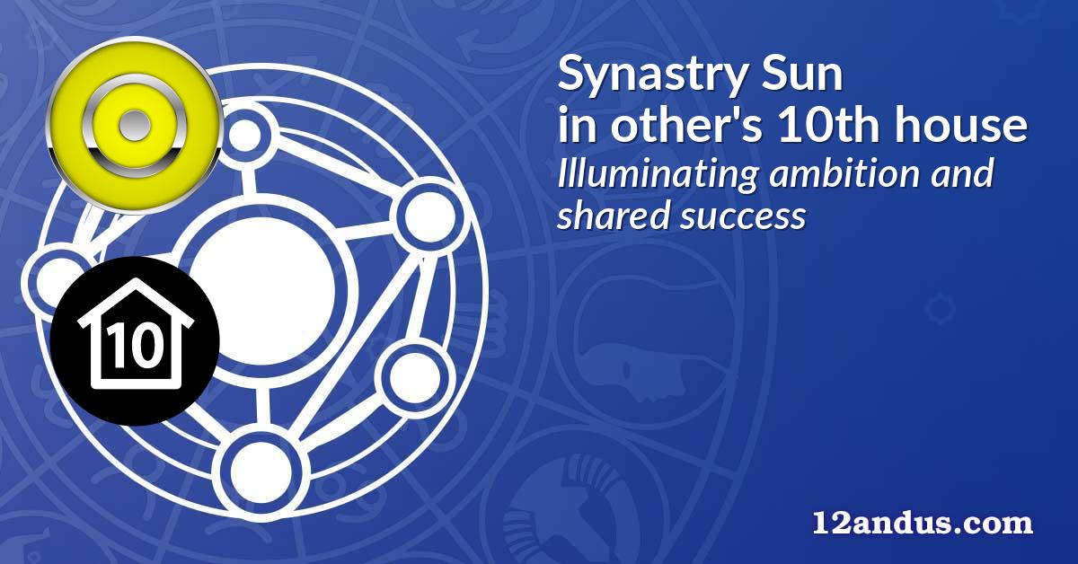 Synastry Sun in the other person's 10th house