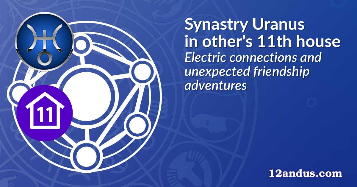 Synastry Uranus in the other person's 11th house