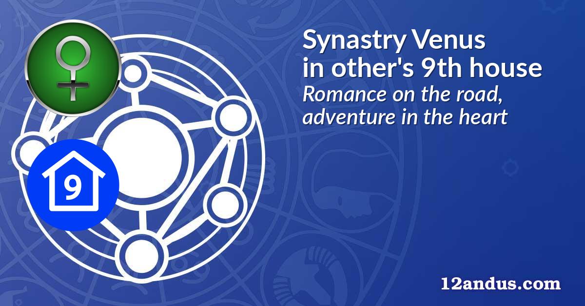 Synastry Venus in the other person's 9th house