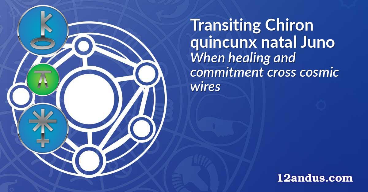 Transiting Chiron quincunx natal Juno