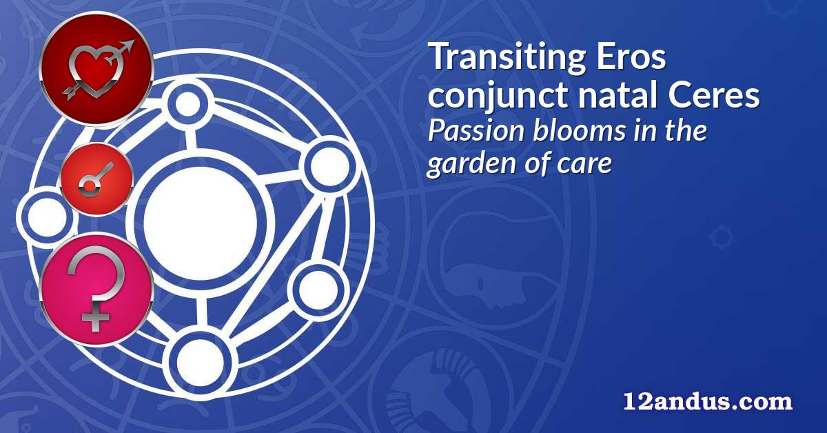 Transiting Eros conjunct natal Ceres