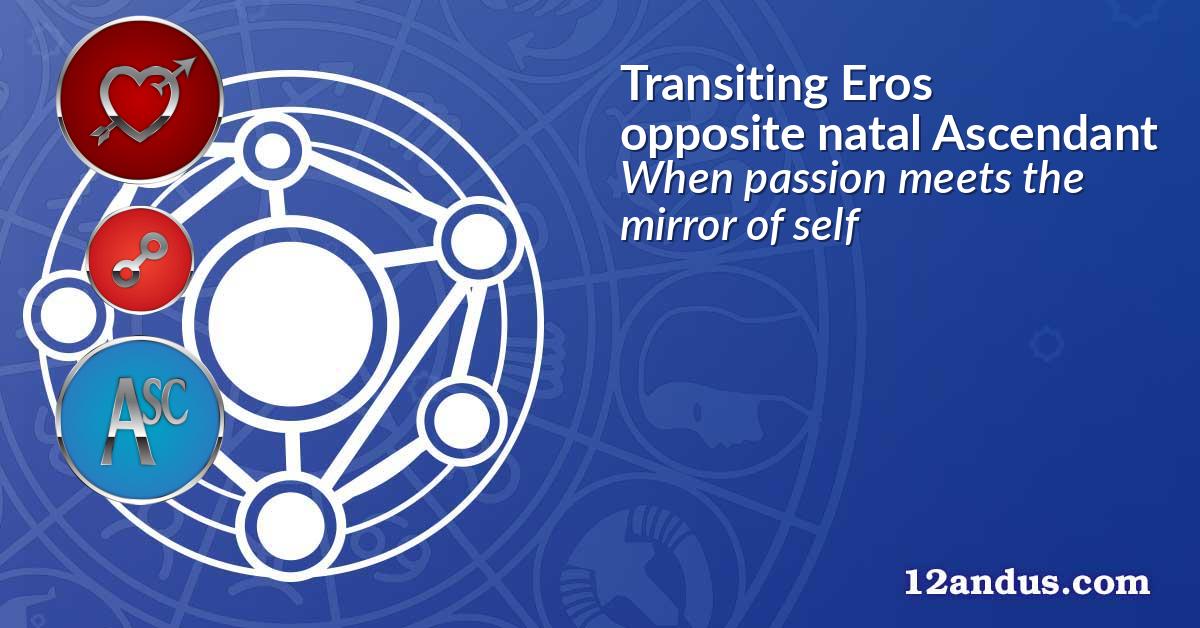 Transiting Eros opposite natal Ascendant