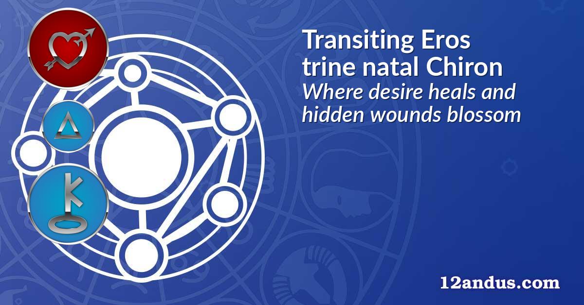 Transiting Eros trine natal Chiron