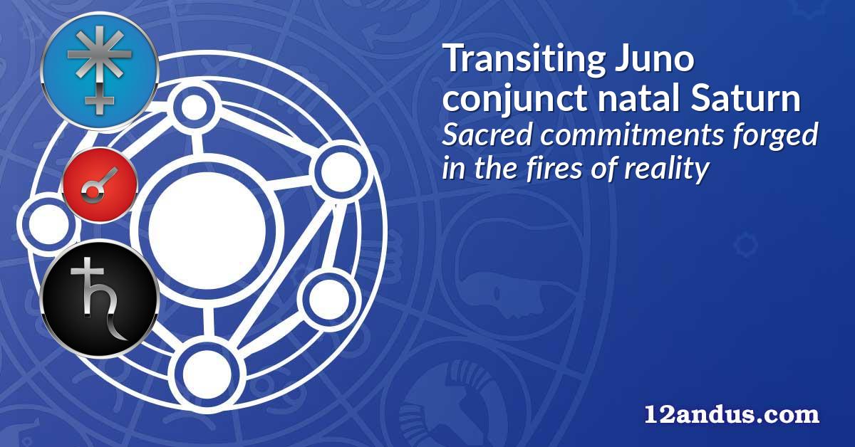 Transiting Juno conjunct natal Saturn