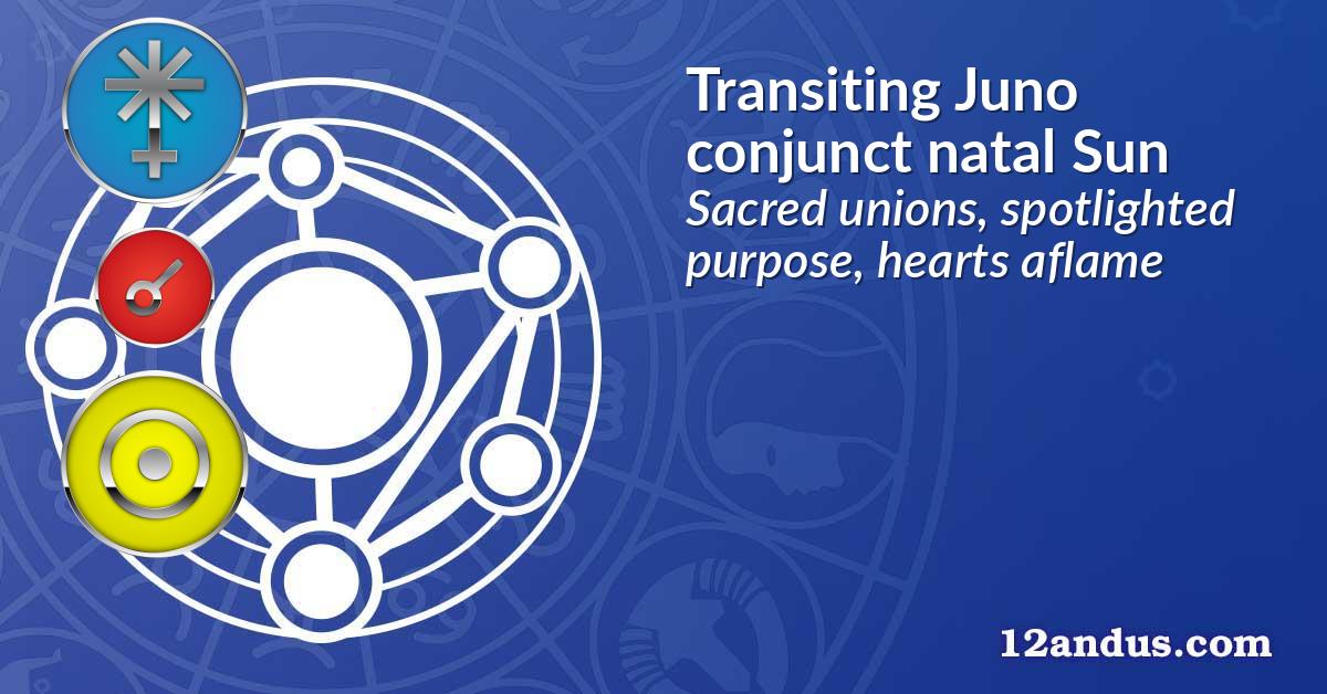 Transiting Juno conjunct natal Sun