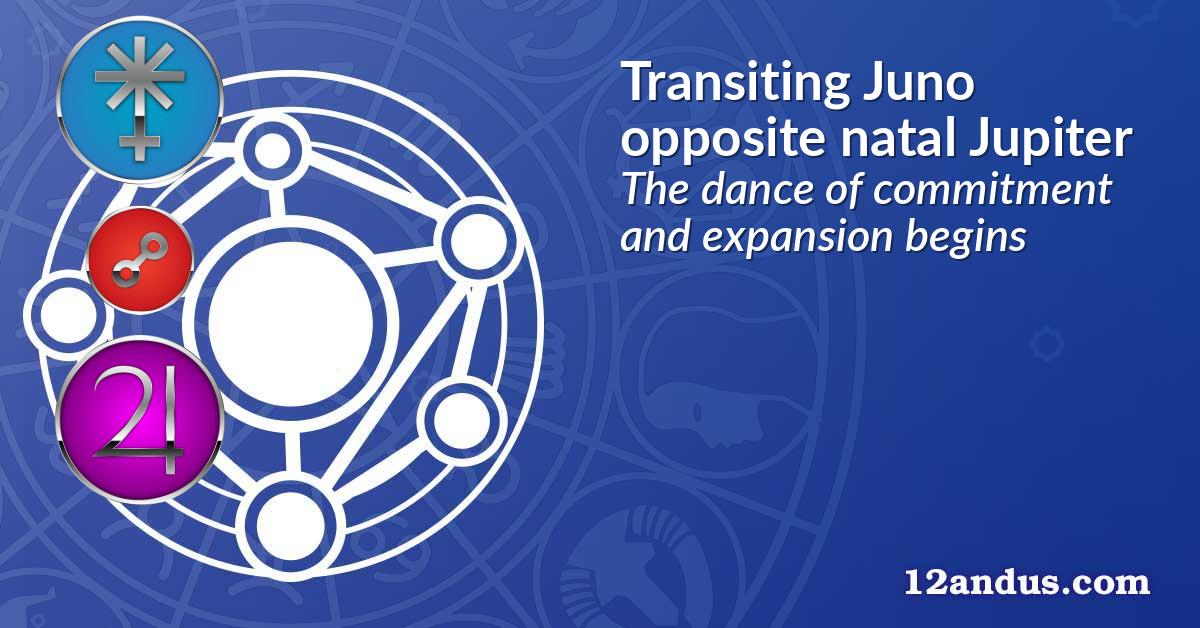 Transiting Juno opposite natal Jupiter