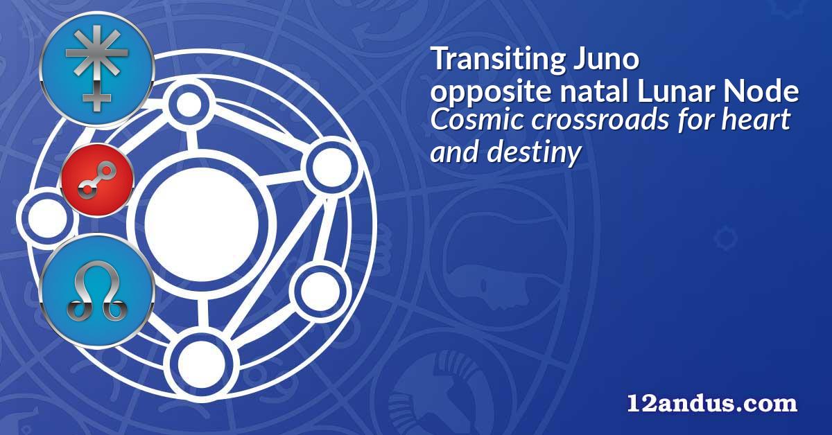 Transiting Juno opposite natal Lunar Node