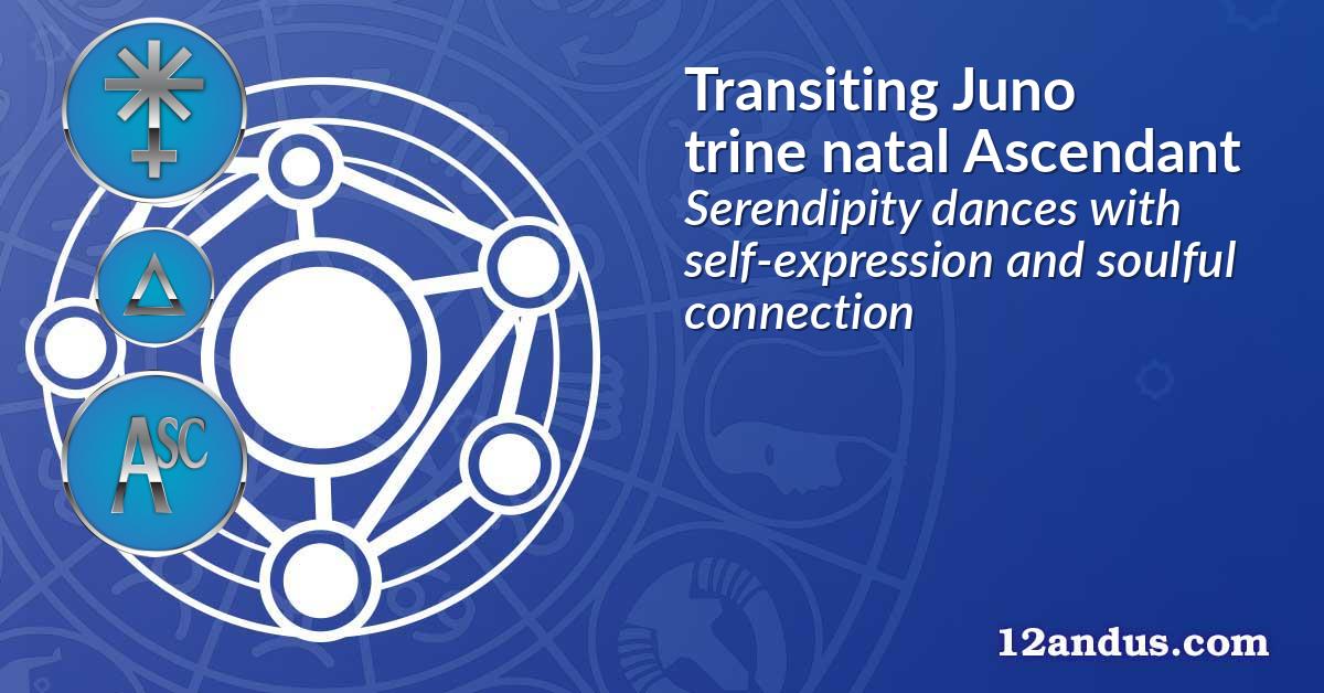 Transiting Juno trine natal Ascendant
