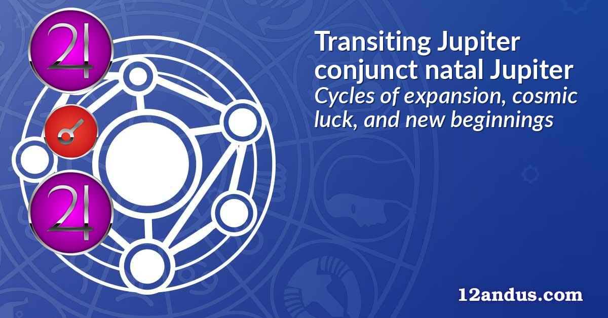 Transiting Jupiter conjunct natal Jupiter