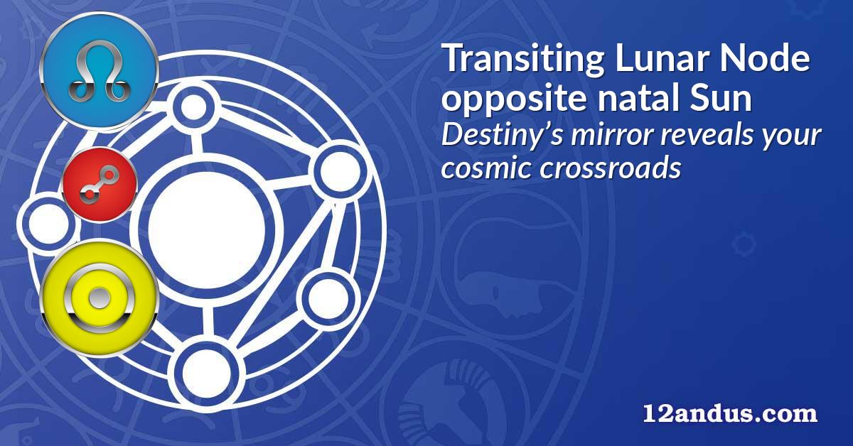 Transiting Lunar Node opposite natal Sun