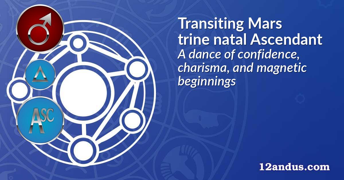 Transiting Mars trine natal Ascendant