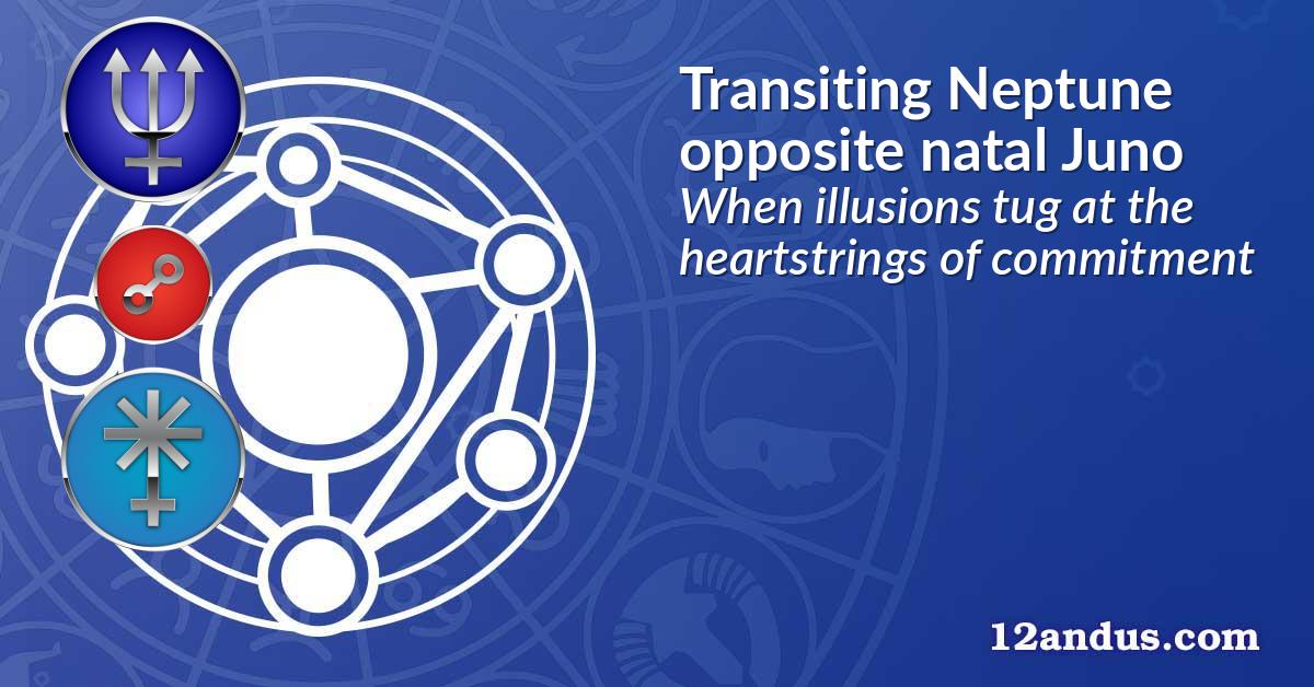 Transiting Neptune opposite natal Juno