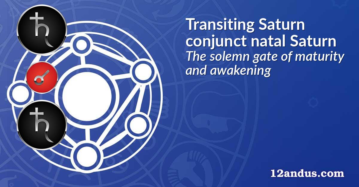 Transiting Saturn conjunct natal Saturn