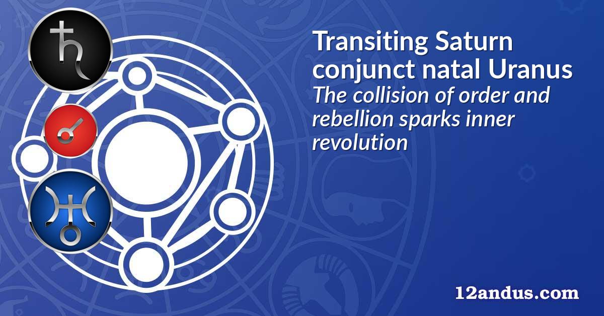 Transiting Saturn conjunct natal Uranus