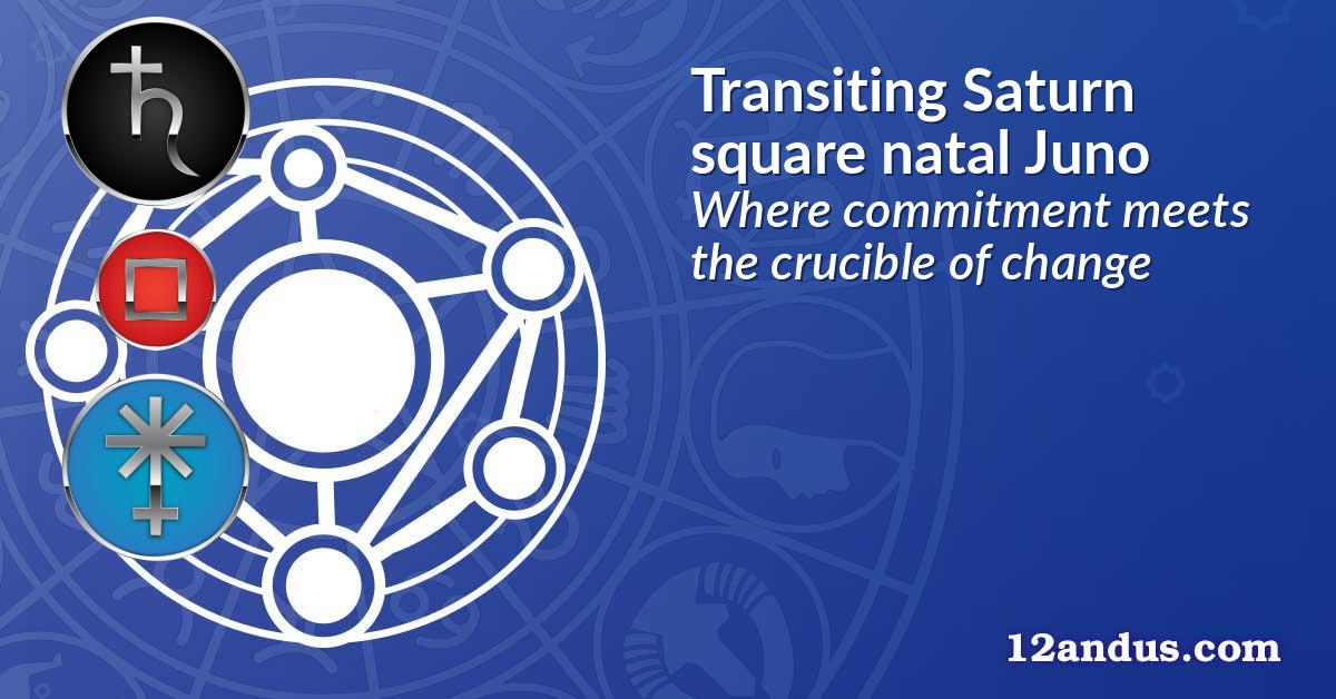 Transiting Saturn square natal Juno